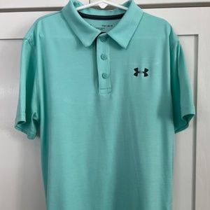 3 Youth Large Dri-Fit Under Armour Polos
